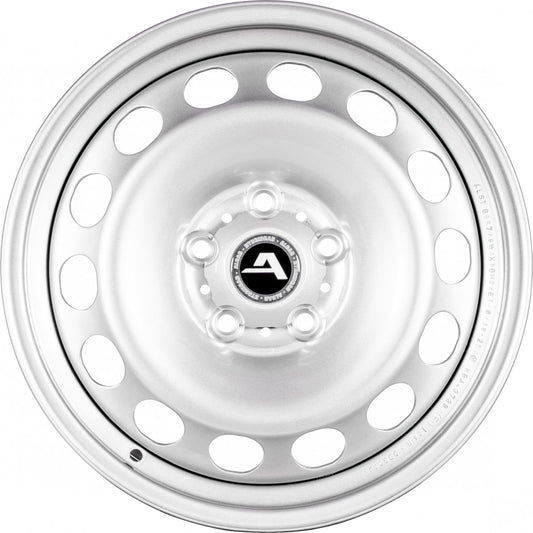 Alcar 6667 silber (inkl. Nabenkappe) Stahlfelge 6.5x16 Zoll ET46 LK 5x112 ML57.1 – Bild 2
