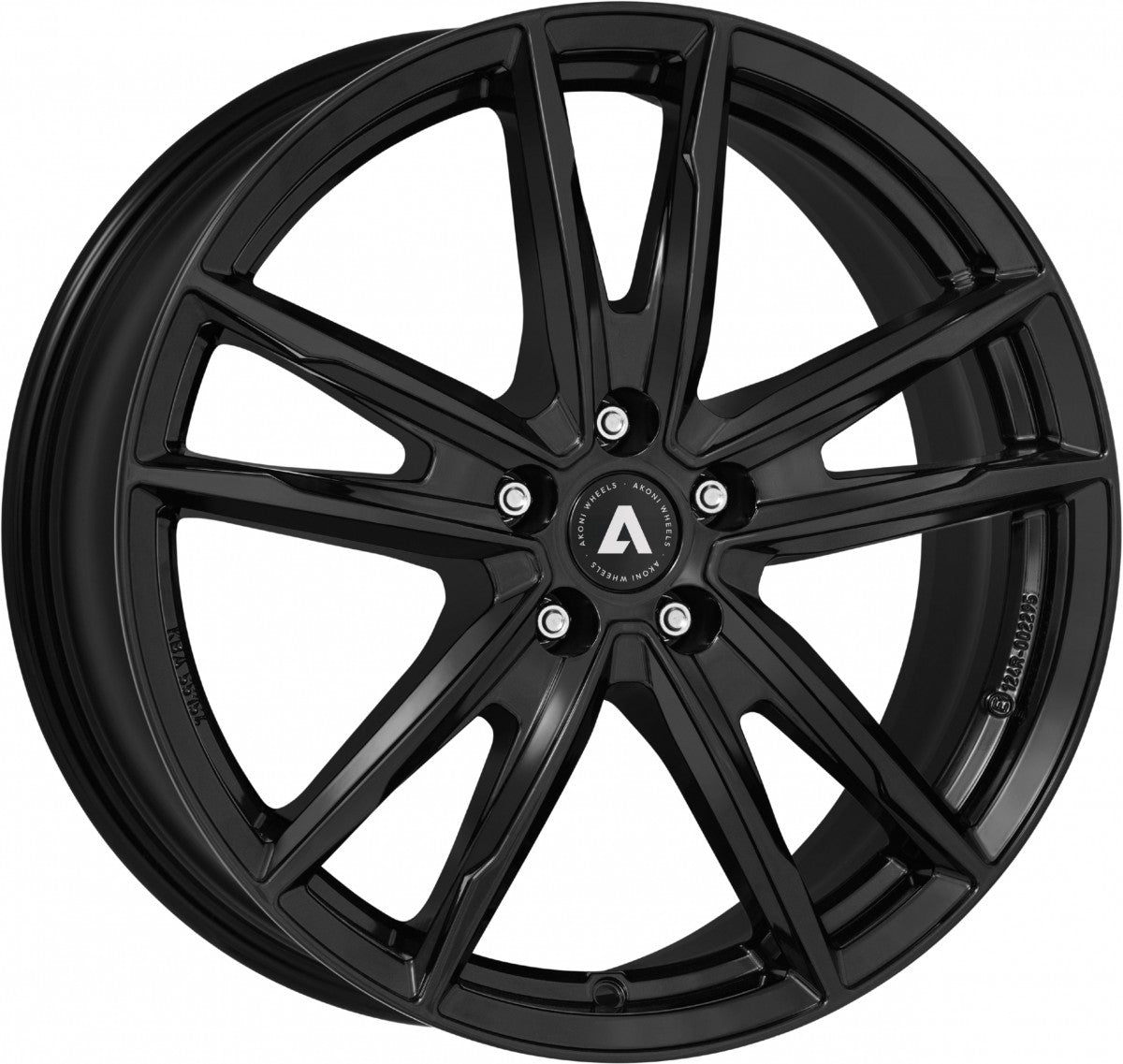 Akoni AK08 black Alufelge 7.5x19 Zoll ET50 LK 5x112 ML57.1