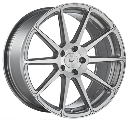 Barracuda Project 2.0 silver brushed Alufelge 9.5x22 Zoll ET30 LK 5x112 ML73.1