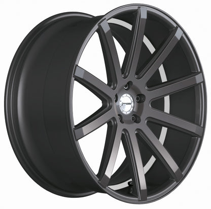 Corspeed Deville gunmetal / Undercut Color Trim weiss - DS15 Alufelge 10.5x22 Zoll ET25 LK 5x112 ML73.1 – Bild 3