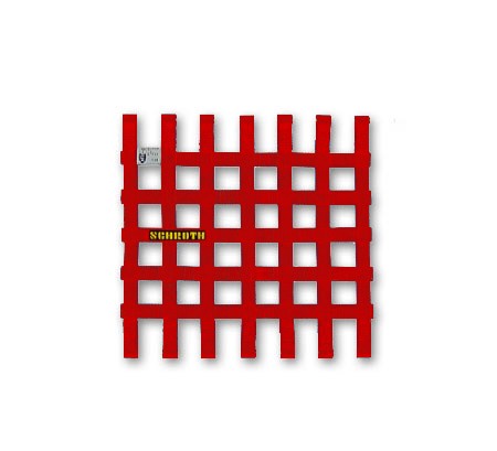 Schroth Fensternetz Größe 1 (L 400 mm x H 405 mm) ohne Befestigungsmaterial rot