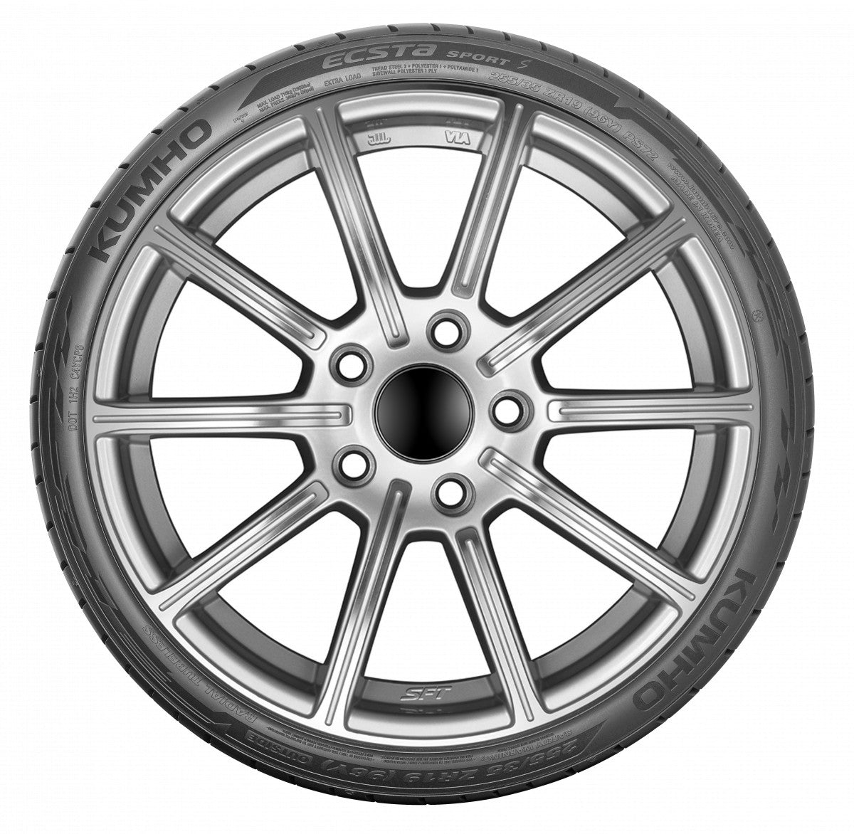 Kumho Ecsta Sport S PS72 FSL XL DEMO 275/35 R19 100 (Z)Y – Bild 3