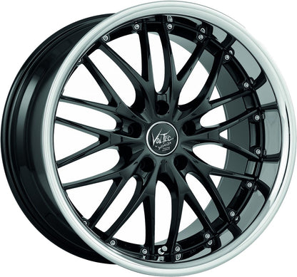 Barracuda Voltec T6 higloss black inox lip Alufelge 8x19 Zoll ET40 LK 5x114.3 ML73.1