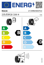 Nexen Roadian CTX XL DOT22 235/55 R18 104H DOT DOT22 – EU-Reifenlabel