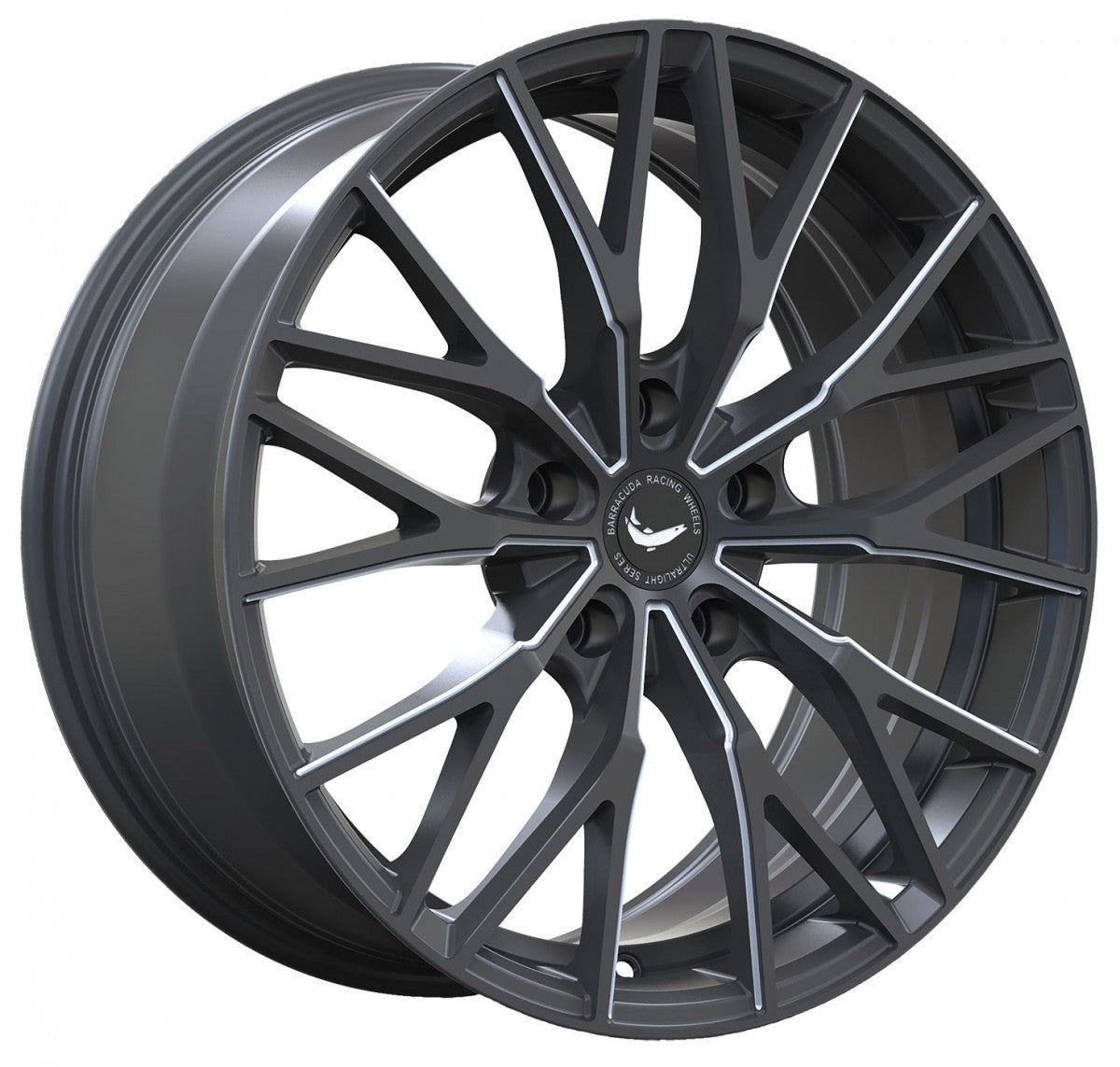 Barracuda Project 3.0 mattblack PureSports gefräst Alufelge 8.5x20 Zoll ET38 LK 5x112 ML73.1