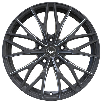 Barracuda Project 3.0 mattblack PureSports gefräst Alufelge 8.5x20 Zoll ET38 LK 5x112 ML73.1 – Bild 2