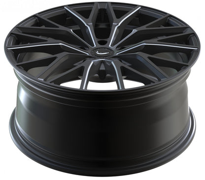 Barracuda Project 3.0 mattblack PureSports gefräst Alufelge 8.5x20 Zoll ET38 LK 5x112 ML73.1 – Bild 4