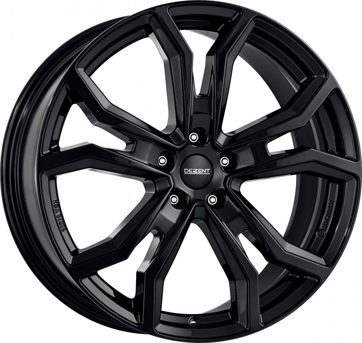 Dezent TV black Alufelge 7x18 Zoll ET47.5 LK 5x108 ML63.4