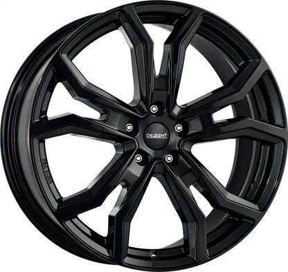Dezent TV black Alufelge 7x18 Zoll ET47.5 LK 5x108 ML63.4