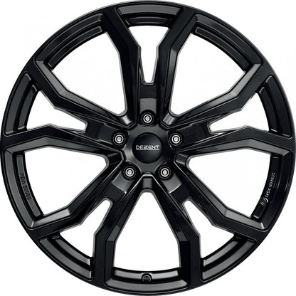 Dezent TV black Alufelge 7x18 Zoll ET47.5 LK 5x108 ML63.4 – Bild 2