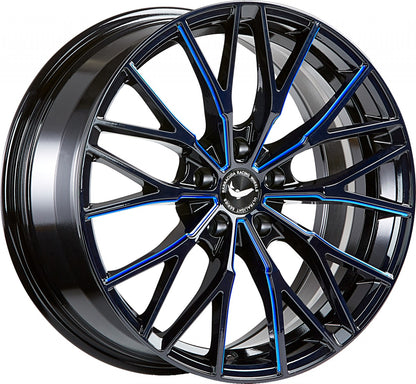 Barracuda Project 3.0 black gloss flashblue Alufelge 8.5x19 Zoll ET23 LK 5x112 ML73.1