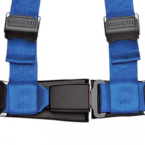 Schroth Quickfit asm blau mit SCHROTH RACING Logo rechts für Mini R50, R52, R53 – Bild 3