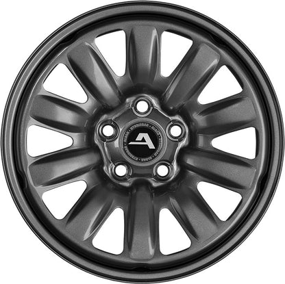 Alcar 01 grey Stahlfelge 6x16 Zoll ET35 LK 5x100 ML57 – Bild 2