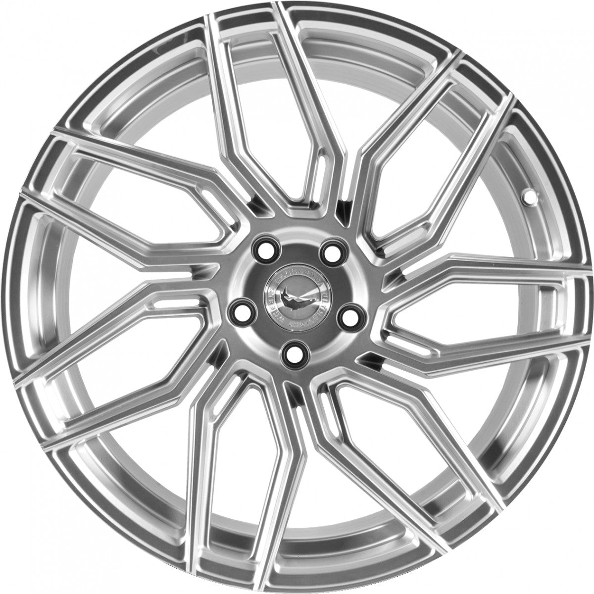 Barracuda Dragoon silver Alufelge 8.5x19 Zoll ET23 LK 5x112 ML73.1 – Bild 2