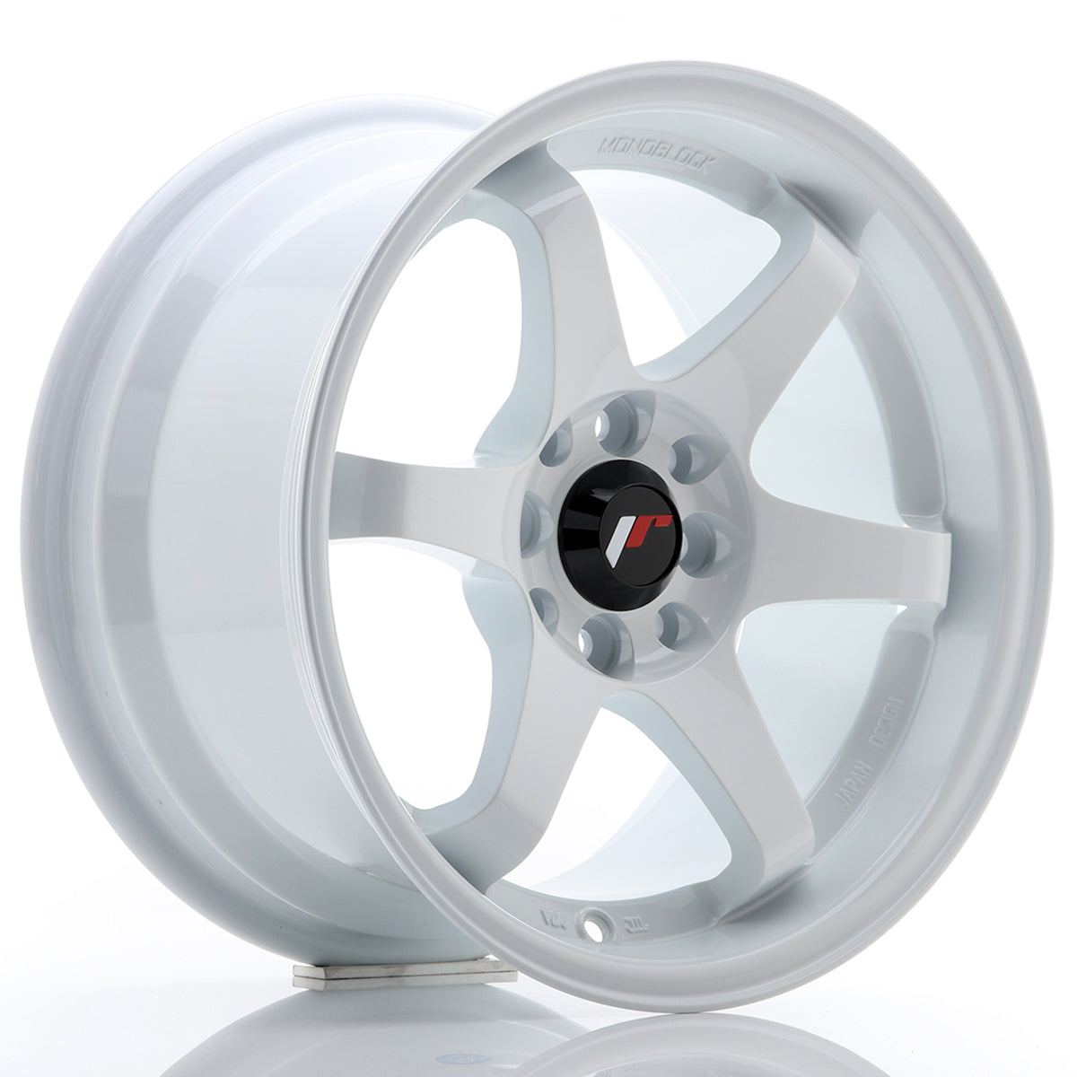 Japan Racing Wheels JR3 white Alufelge 7x16 Zoll ET40 LK 4x114.3 ML67.1 – Bild 2