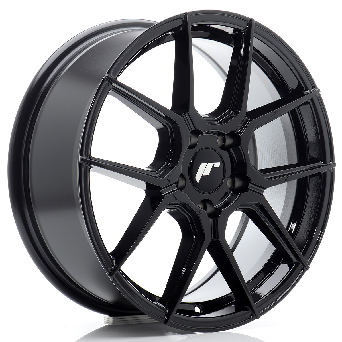 Japan Racing Wheels JR30 gloss black Alufelge 8.5x20 Zoll ET35 LK 5x120 ML72.6 – Bild 2
