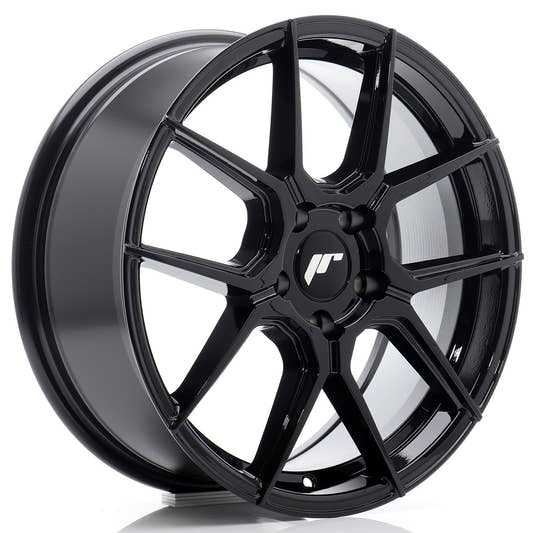 Japan Racing Wheels JR30 gloss black Alufelge 8x17 Zoll ET40 LK 5x112 ML66.6 – Bild 2