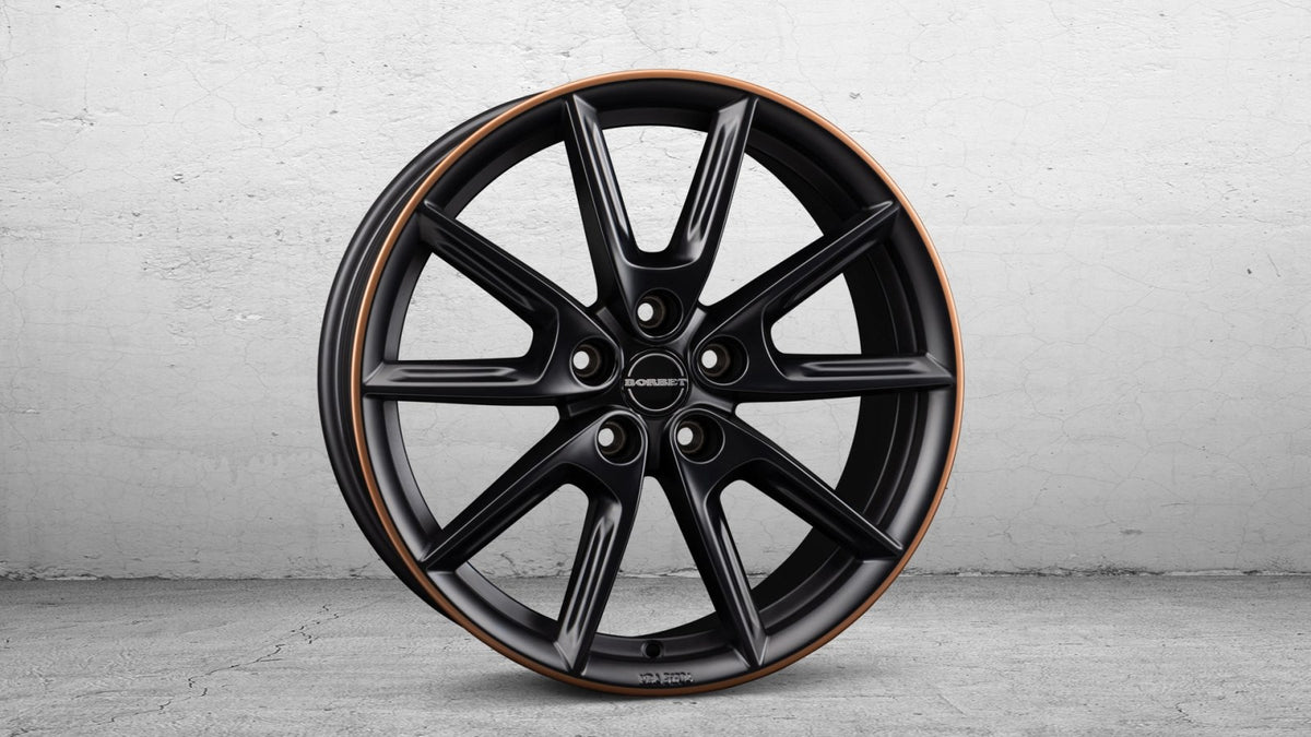 Borbet LX Black Matt Rim Copper Alufelge 8x19 Zoll ET40 LK 5x112 ML66.6