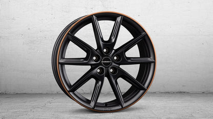 Borbet LX Black Matt Rim Copper Alufelge 8x18 Zoll ET40 LK 5x112 ML66.6