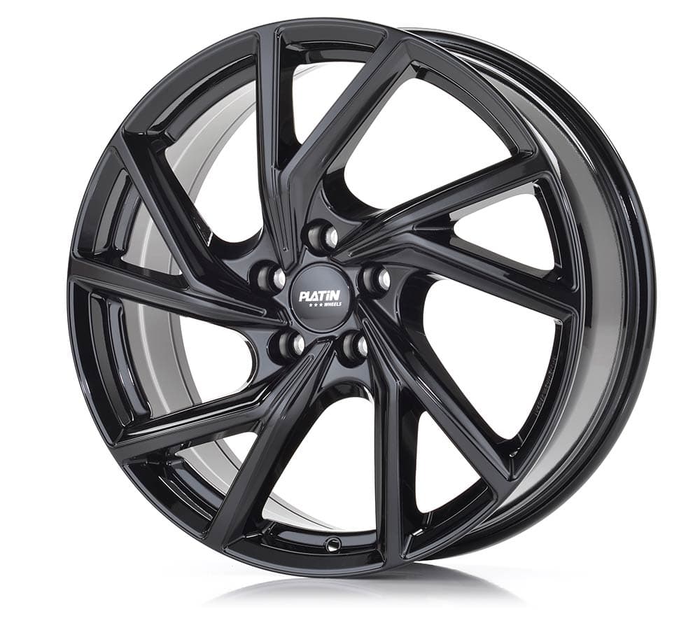 Platin P 107 Diamant Schwarz Alufelge 7.5x19 Zoll ET50 LK 5x112 ML57.1 – Bild 3