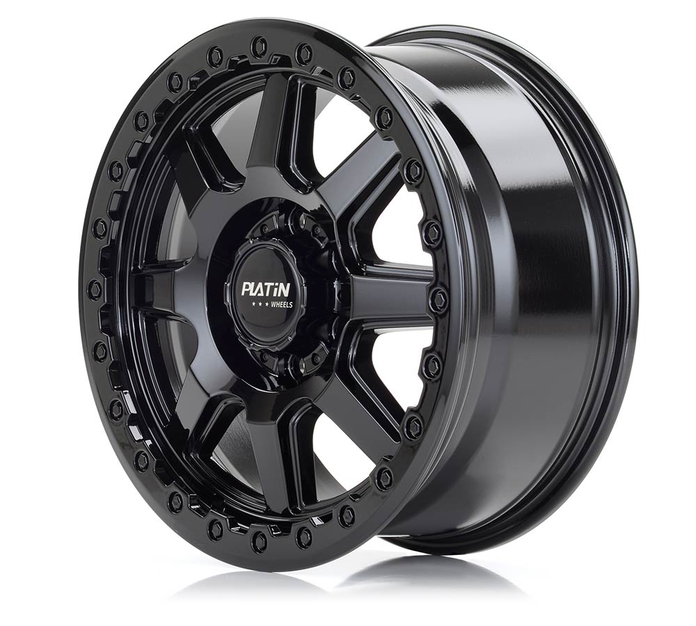 Platin P 111 Black Glossy Alufelge 9x20 Zoll ET19.1 LK 6x139.7 ML77.8 – Bild 2