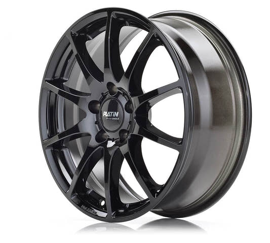 Platin P 113 Black Painted Alufelge 6.5x16 Zoll ET46 LK 5x112 ML66.6 – Bild 2