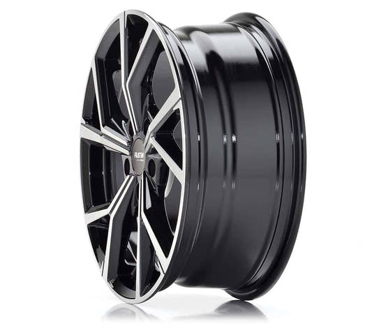 Platin P 115 Black Polished Alufelge 6.5x17 Zoll ET39 LK 5x100 ML57.1