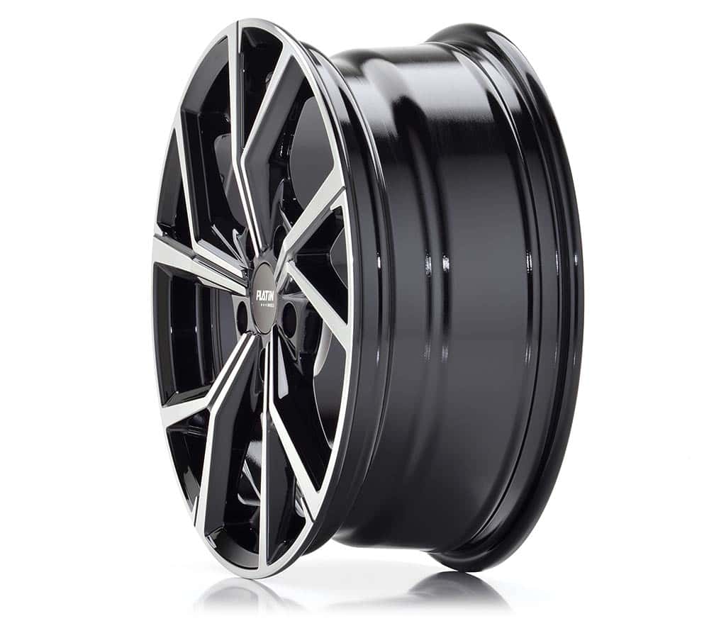 Platin P 115 Black Polished Alufelge 6.5x17 Zoll ET39 LK 5x100 ML57.1