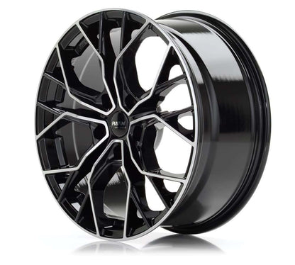 Platin P 118 Black Polished Alufelge 7.5x18 Zoll ET42 LK 5x108 ML73.1 – Bild 2