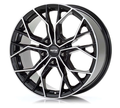 Platin P 118 Black Polished Alufelge 7.5x18 Zoll ET42 LK 5x108 ML73.1 – Bild 3