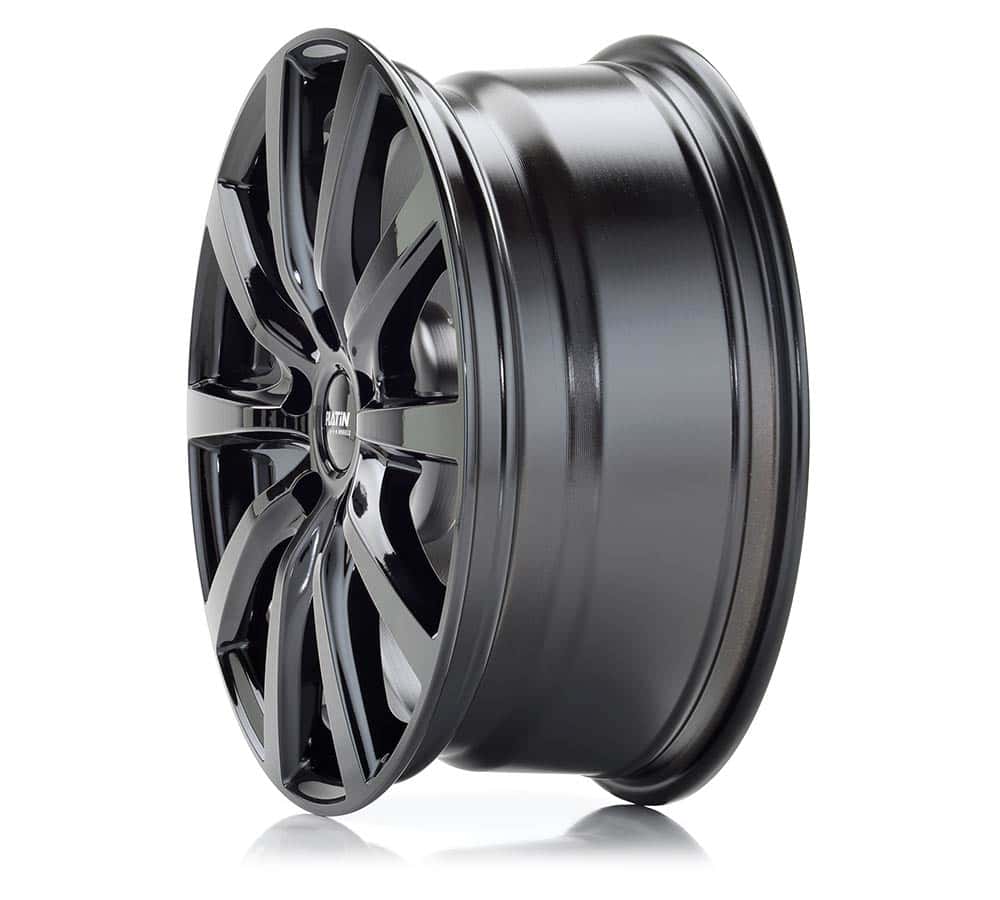 Platin P 69 Black Shiny Alufelge 8x18 Zoll ET35 LK 5x120 ML72.6