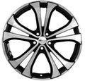Brock / RC RC17 Ventura Schwarz Glanz Voll Poliert (SGVP) Alufelge 8x19 Zoll ET38 LK 5x108 ML72.6
