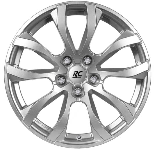 Brock / RC RC23 Kristallsilber (KS) Alufelge 8x18 Zoll ET37 LK 5x112 ML66.6