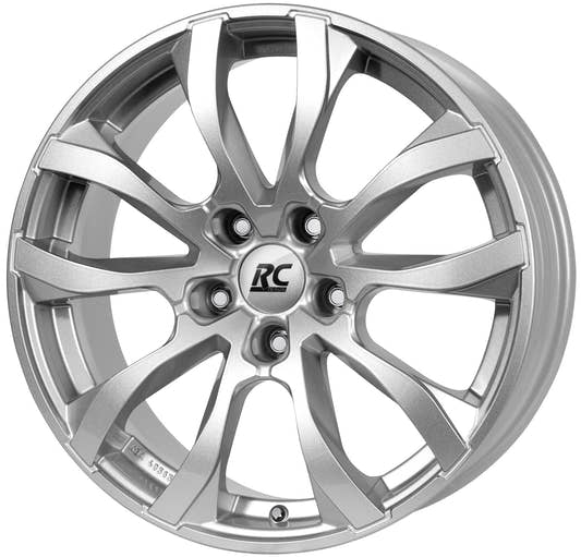 Brock / RC RC23 Kristallsilber (KS) Alufelge 8x18 Zoll ET37 LK 5x112 ML66.6 – Bild 2
