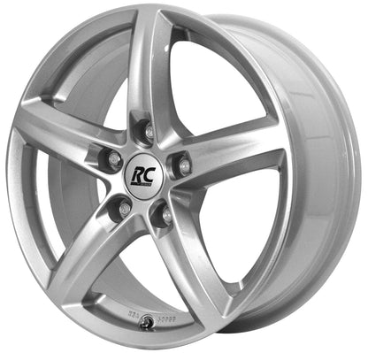 Brock / RC RC24 Kristallsilber (KS) Alufelge 6.5x16 Zoll ET44 LK 5x114.3 ML72.6 – Bild 2