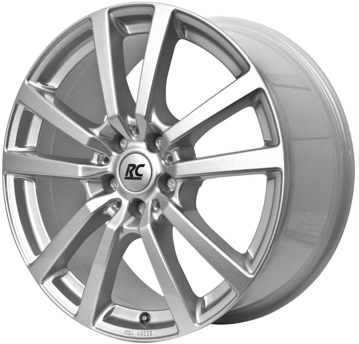 Brock / RC RC25 Kristallsilber (KS) Alufelge 8x18 Zoll ET38 LK 5x112 ML66.6 – Bild 3