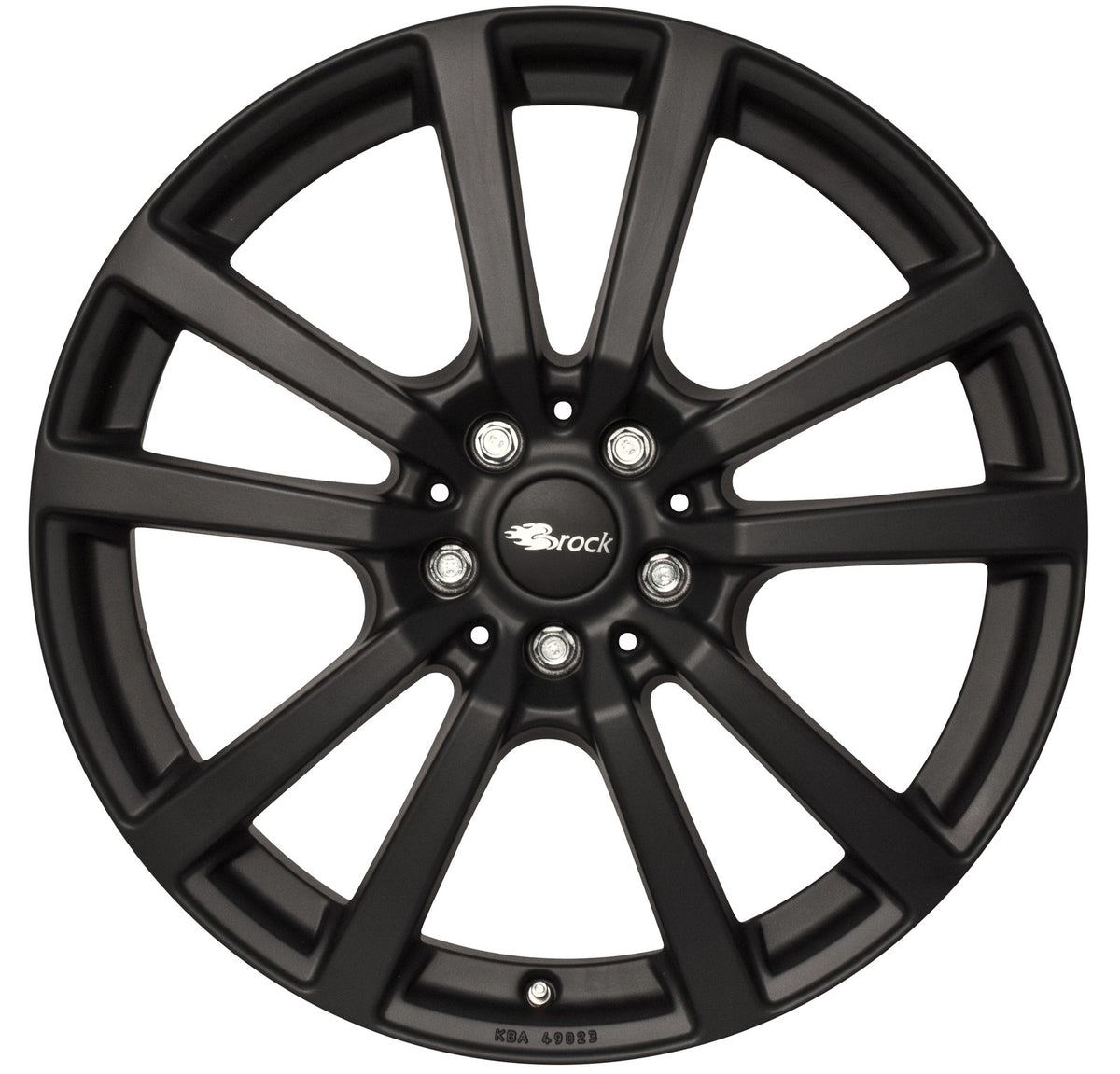 Brock / RC RC25 Schwarz Klar Matt (SKM) Alufelge 8x18 Zoll ET56 LK 5x112 ML66.6