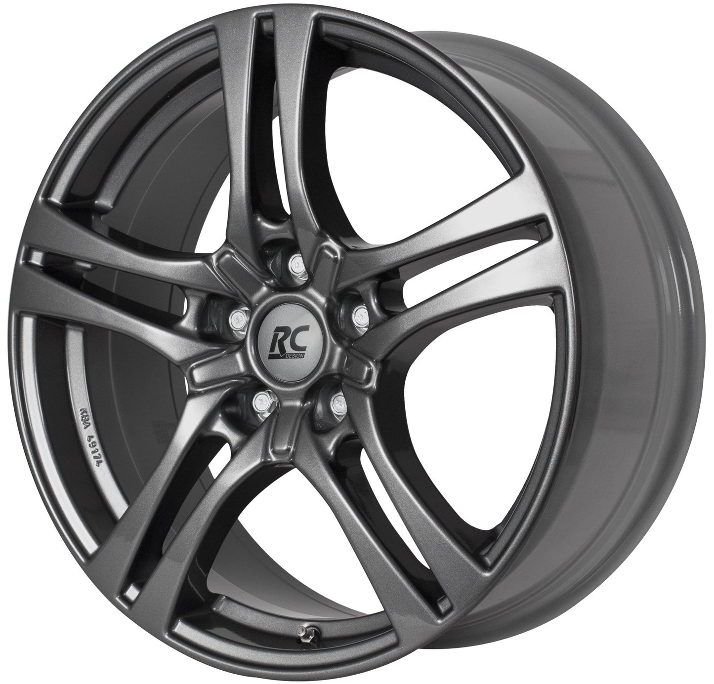 Brock / RC RC26 Titan Metallic (TM) Alufelge 7x16 Zoll ET47 LK 5x112 ML66.6 – Bild 3