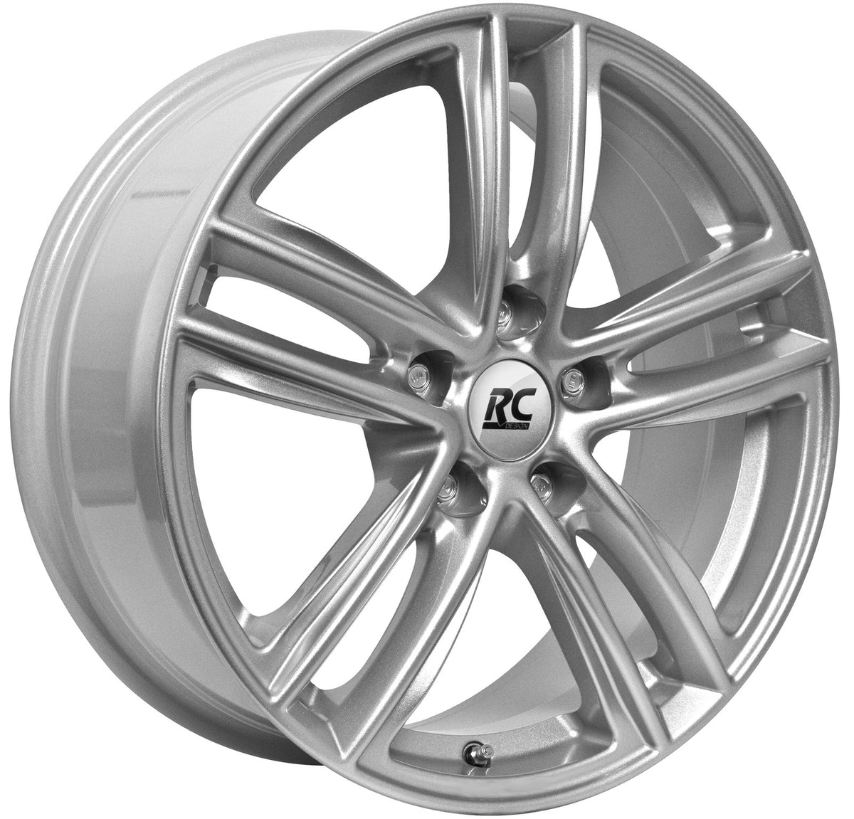Brock / RC RC27 Kristallsilber (KS) Alufelge 8x19 Zoll ET43 LK 5x112 ML66.6 – Bild 2