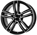 Brock / RC RC27 Schwarz Glanz Voll-Poliert (SGVP) Alufelge 7x18 Zoll ET45 LK 5x114.3 ML64.1