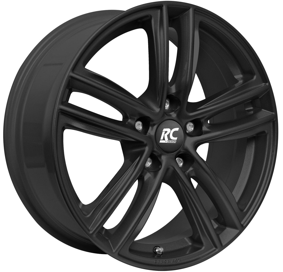 Brock / RC RC27 Schwarz Klar Matt (SKM) Alufelge 8x19 Zoll ET43 LK 5x112 ML66.6 – Bild 2
