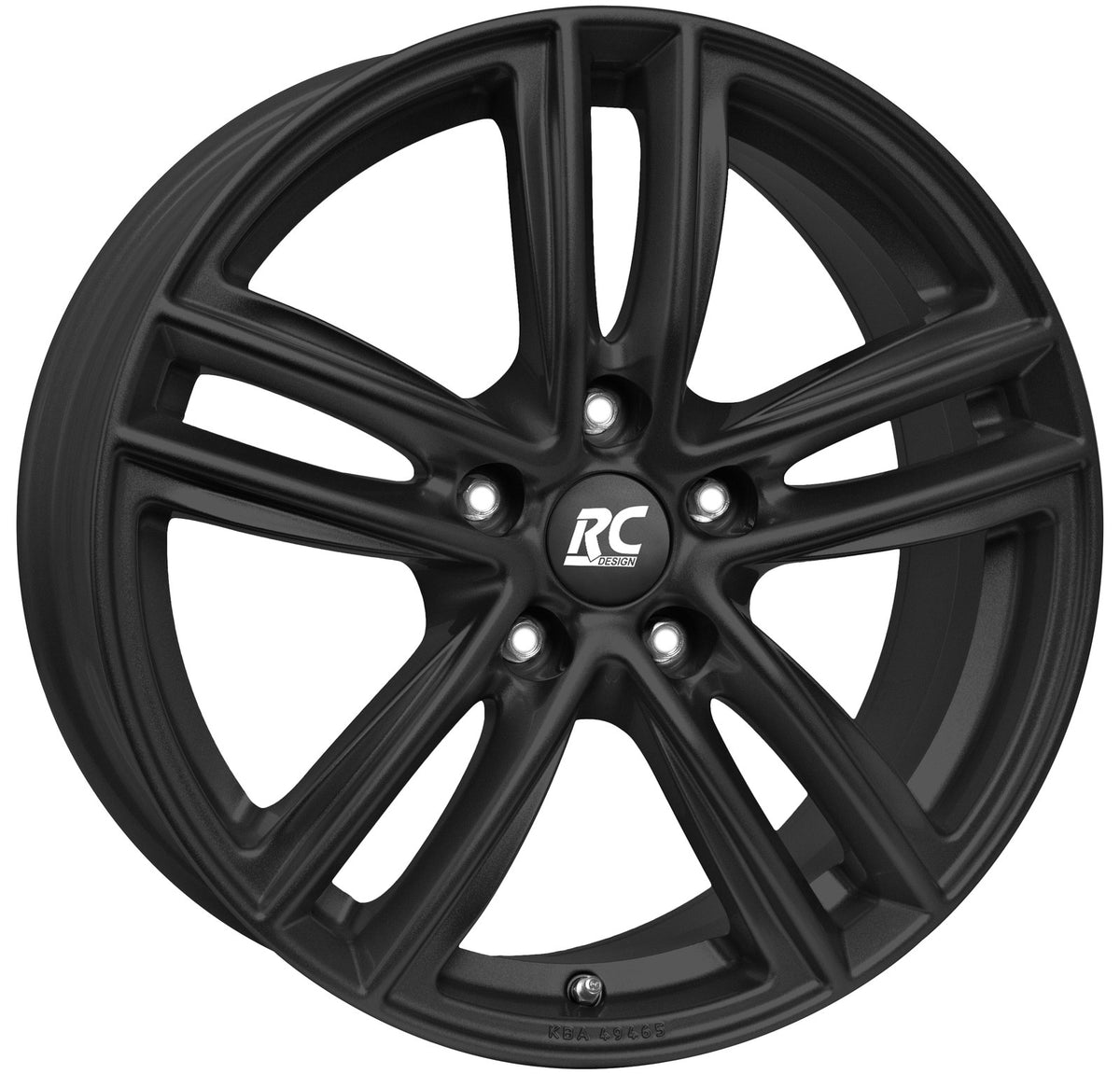 Brock / RC RC27 Schwarz Klar Matt (SKM) Alufelge 8x19 Zoll ET43 LK 5x112 ML66.6 – Bild 3