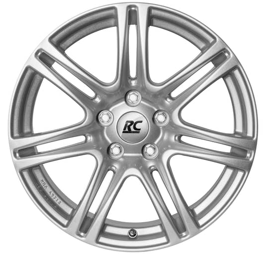 Brock / RC RC28 Kristallsilber (KS) Alufelge 7.5x17 Zoll ET35 LK 5x114.3 ML72.6