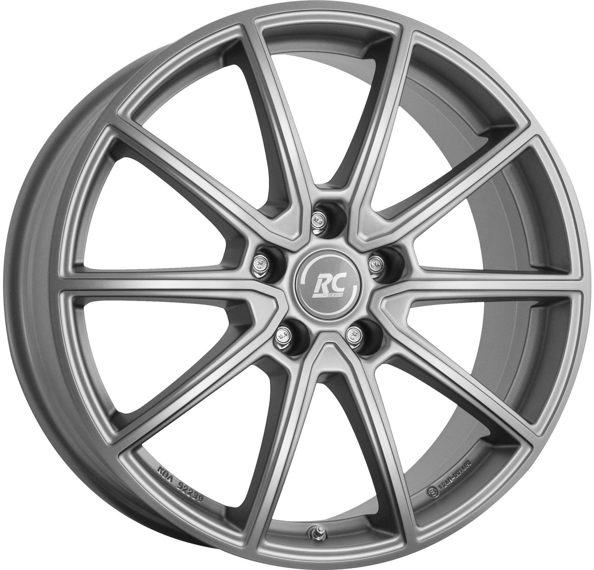 Brock / RC RC32 Ferric Grey Matt (FGM) Alufelge 7x18 Zoll ET51 LK 5x114.3 ML67.1 – Bild 2