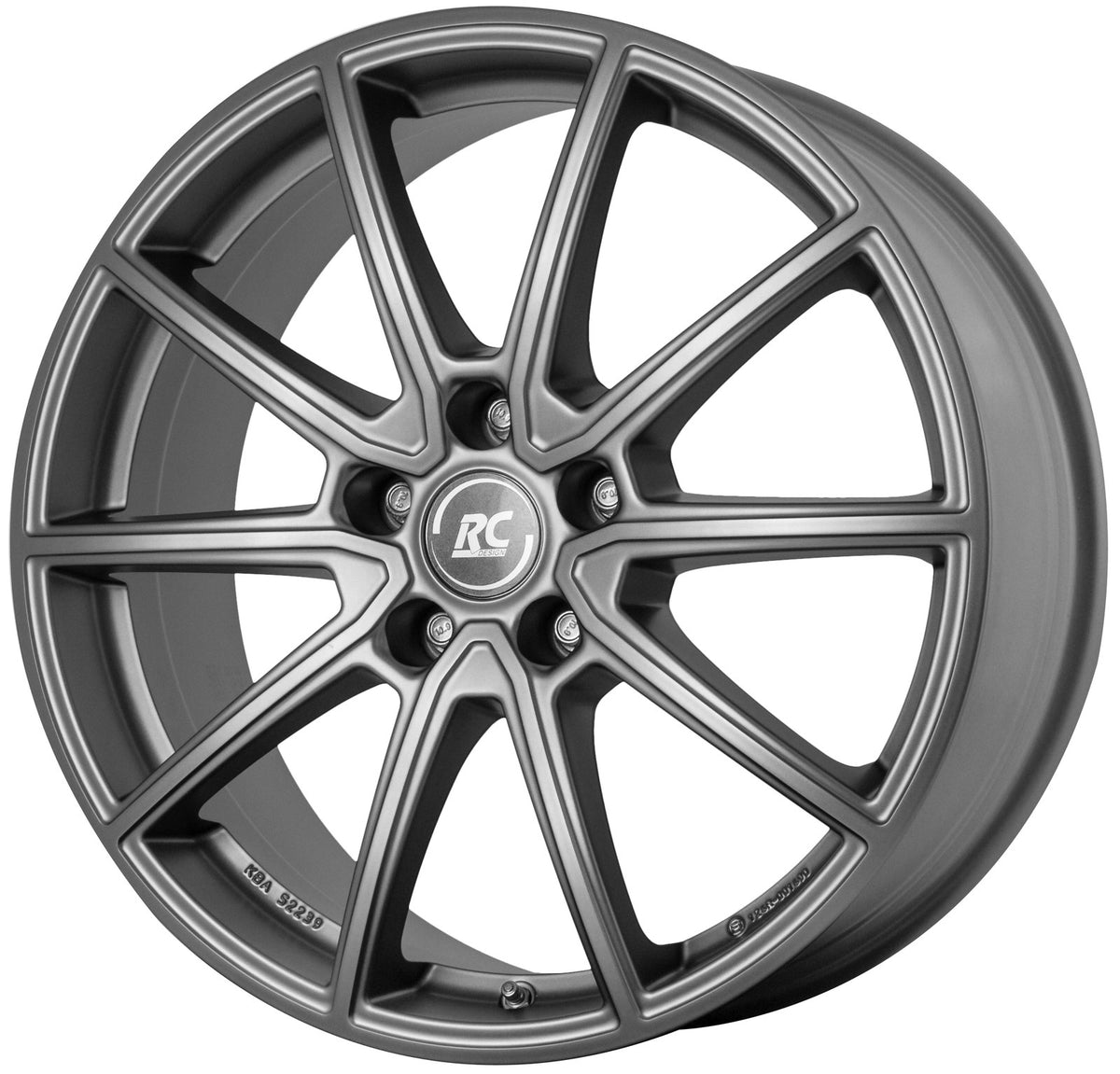 Brock / RC RC32 Ferric Grey Matt (FGM) Alufelge 7x18 Zoll ET51 LK 5x114.3 ML67.1 – Bild 3