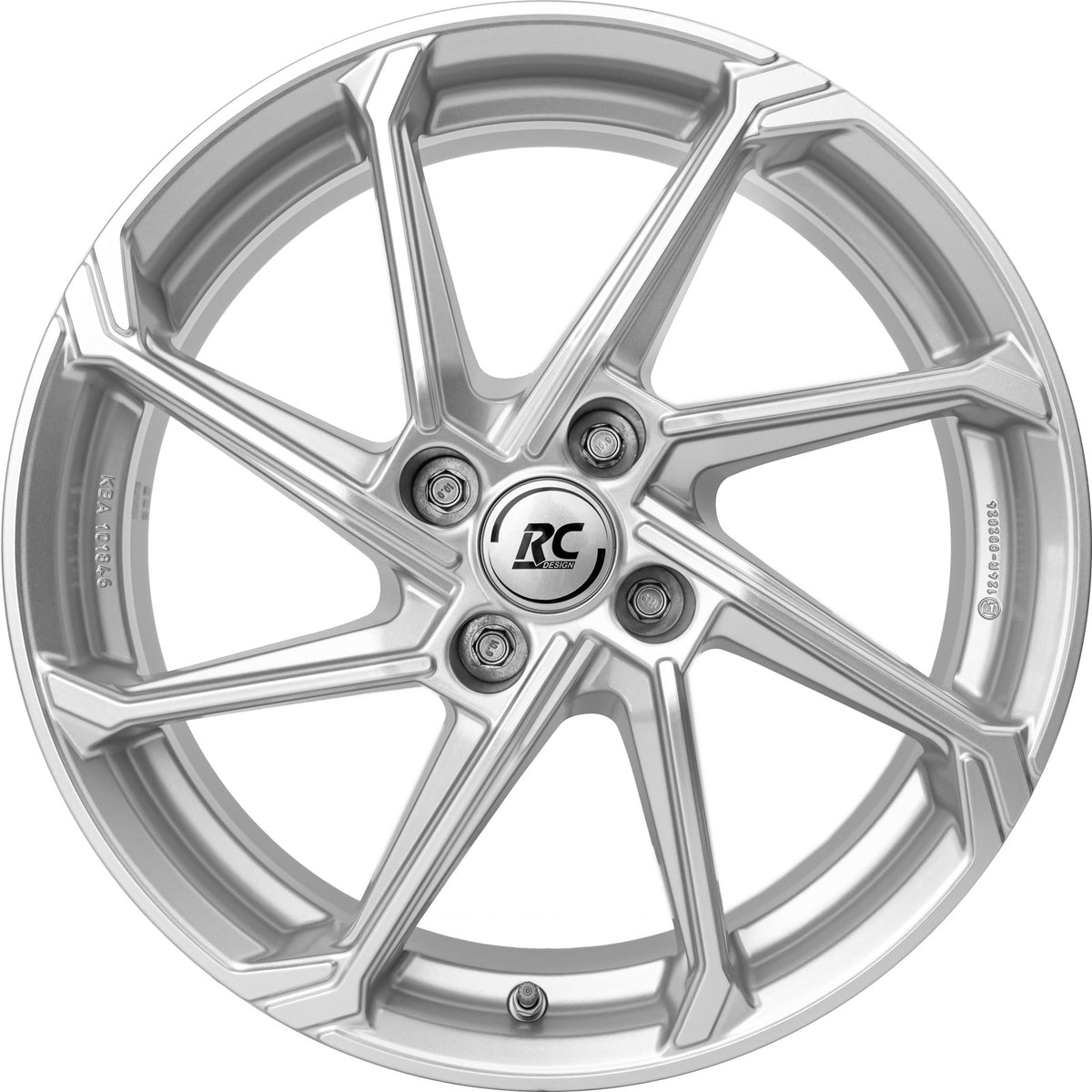 RC-Design RC36 kristallsilber Alufelge 6.5x16 Zoll ET35 LK 4x98 ML58.1