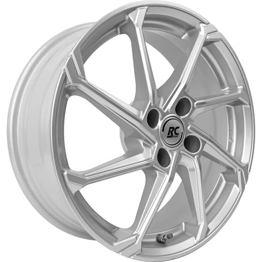 RC-Design RC36 kristallsilber Alufelge 6.5x16 Zoll ET20 LK 4x108 ML65.1 – Bild 2