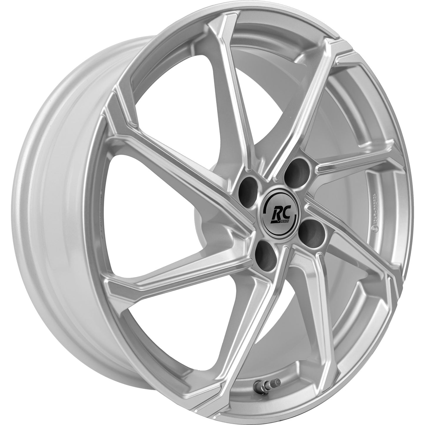 RC-Design RC36 kristallsilber Alufelge 6.5x16 Zoll ET20 LK 4x108 ML65.1 – Bild 2
