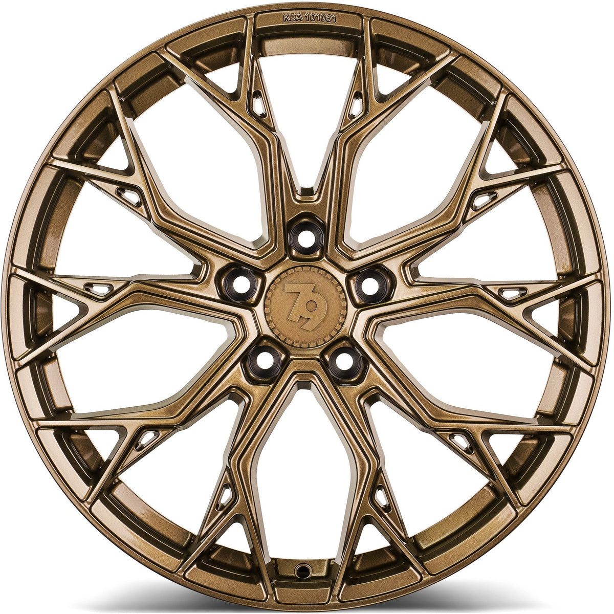 SEVENTY9 SSF-2 Satin Bronze (SBR) Alufelge 8x18 Zoll ET40 LK 5x114.3 ML73.1 – Bild 2