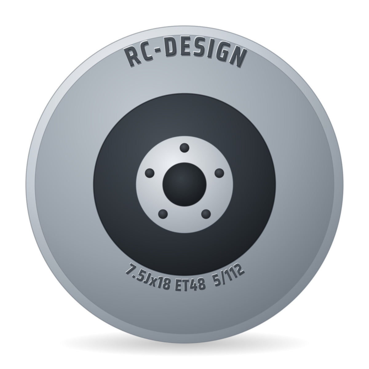 RC-Design RC36 S NB60.1 SG XP1 384387 Felge 7.5x18 Zoll ET48 LK 5x112